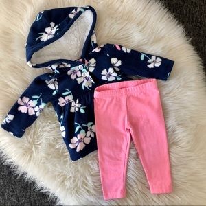 HP🌟Carter’s Baby Girl Fleece 2-piece Set - 6 mo.